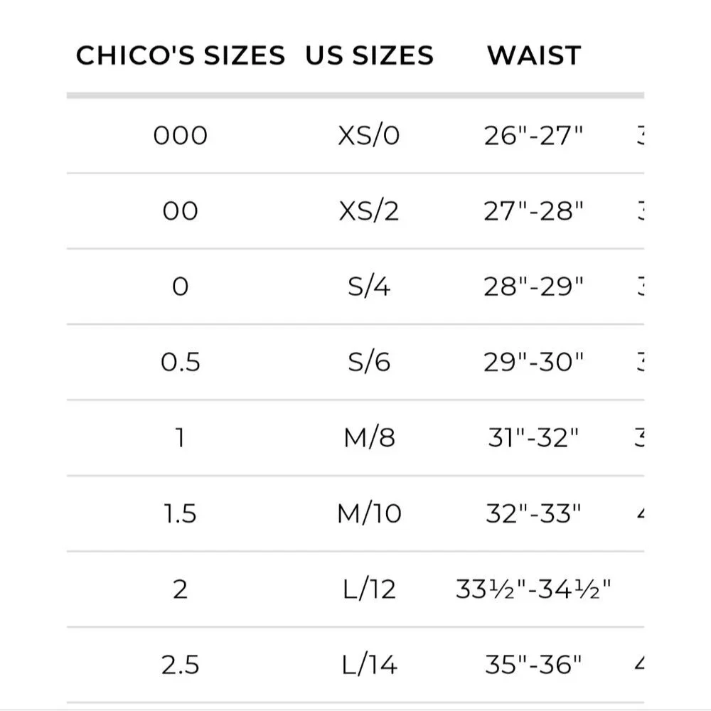 Chico's So Slimming very black rayon/nylon/spandex pull-on waist pants 0.5
